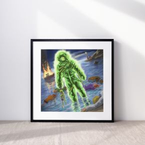 Ghost of Captain Cutler From Scooby Doo in Frame
