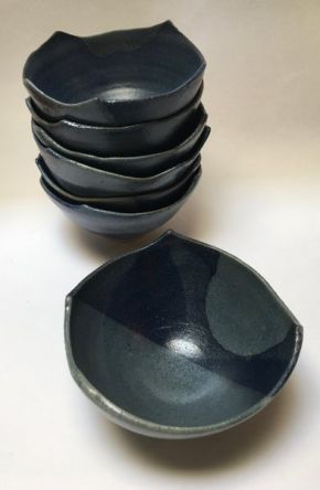 Image of Soup/pasta bowls-Indigo series $25 each