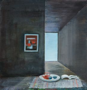 Study - Interior with Teapot and View by Toni Walker