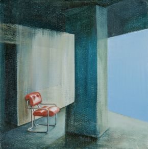 Study - Retro Red Chair by Toni Walker