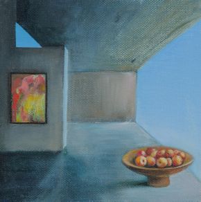 Study - Fruit Bowl & View by Toni Walker