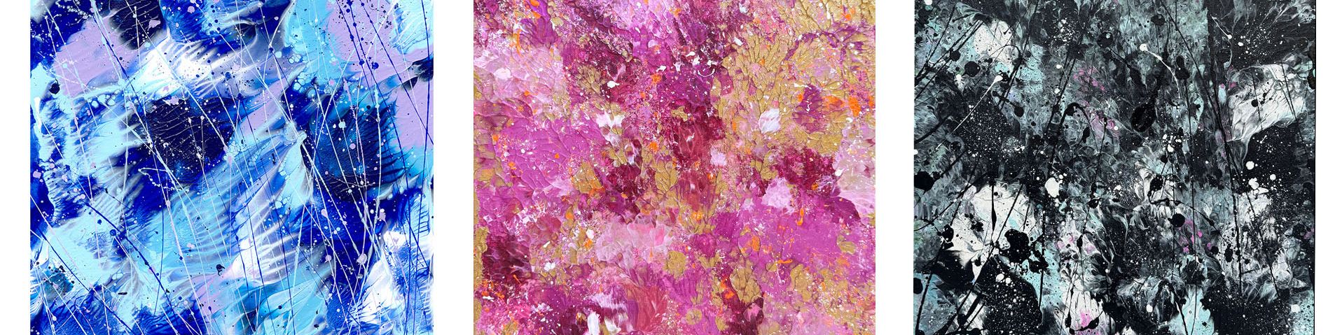 Screenshots of Snapshots of Paintings by Bridget Bradley
