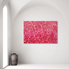 PASSION II-Original Abstract Painting Unframed Arch Wall-Bridget-Bradley-Art-1500px