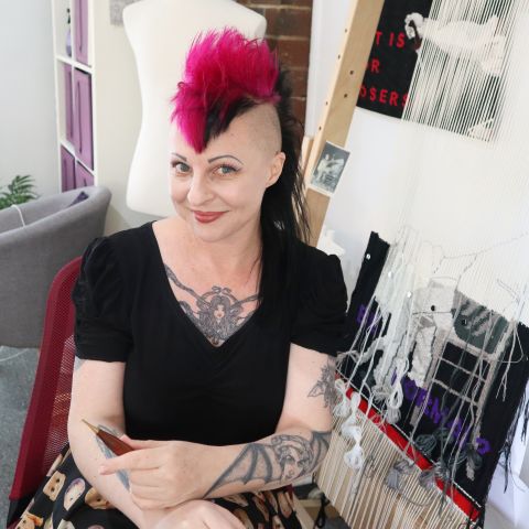 Michelle Driver - hand woven tapestry artist