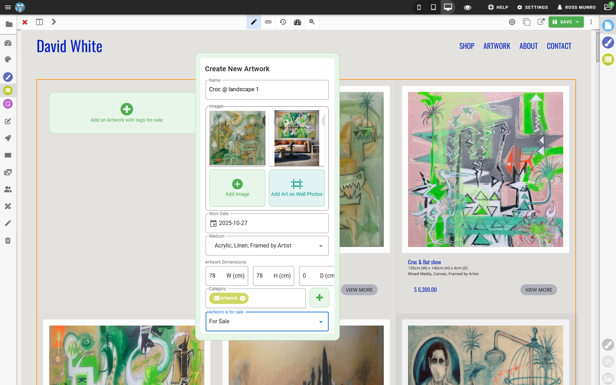 Artist Website Pricing | Artsphere Studio Sites